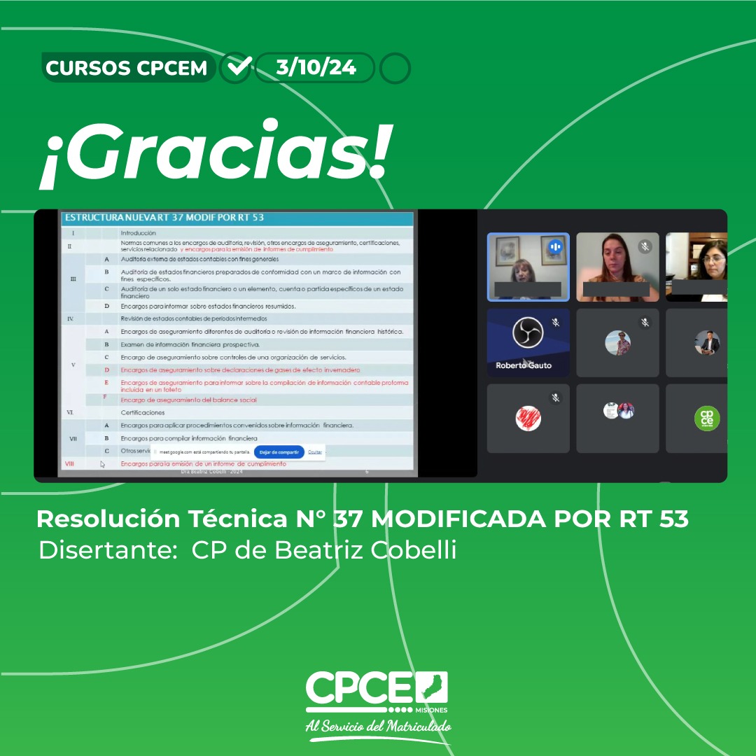 Curso virtual: “Resolución Técnica N° 37 Modificada por RT 53” – CPCE ...